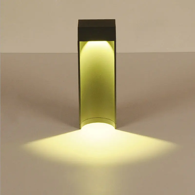 

Светодиодный садовый светильник для газона, алюминиевая водонепроницаемая лампа для коридора, внутреннего двора, виллы, ландшафта, столба, лужайки, 10 Вт