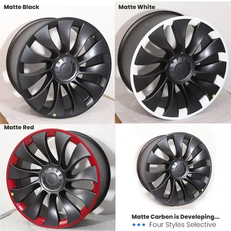 For Tesla Model Y 20/21 Inches Hub Caps Patch Luminous Wheel Cover ABS Wheel Protector wheel hub covers wheel hub caps