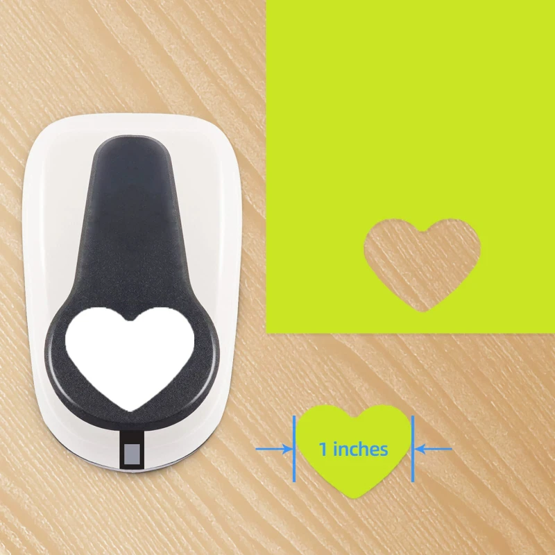 Scrapbook Punches 9/16/25mm Hole Punch Paper Cutter Heart Punch Scrapbooking Embossing Cutter