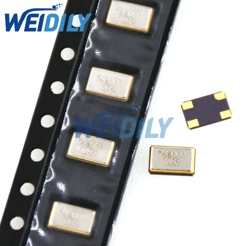 5.0*3.2mm 5032 4 pins SMD Oscillator 8Mhz-25Mhz Active Crystal Oscillator SMD-4 New 5PCS quartz resonator,crystal oscillator kit