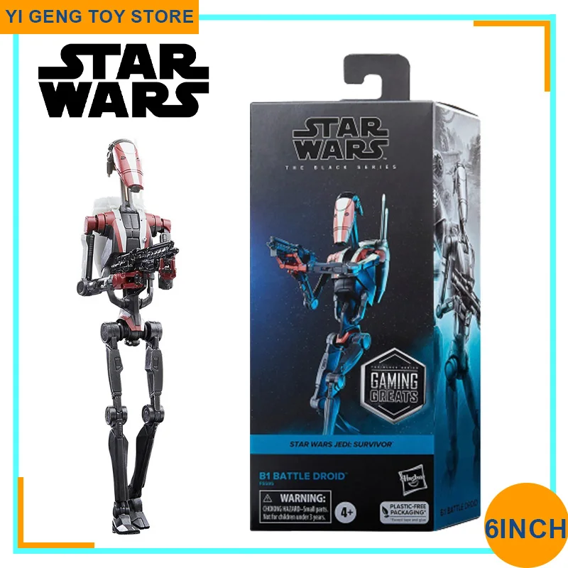 

6 Inch Original Star Wars The Black Series Gaming Greats Jedi Survivor B1 Battle Droid Action Figure Gamestop Model Doll Toys