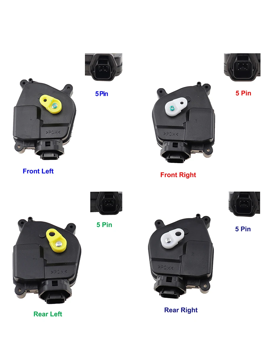 Auto türschloss antrieb vorne hinten links rechts passend für Hyundai Akzent kia rio 95736-1g020 95735-1g020 95745-1g020 95746-1g020 – Detail 1