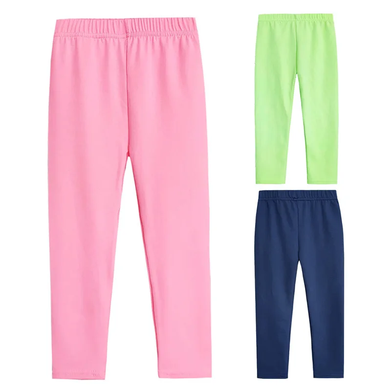 Kids Skinny Leggings Solid Color Pants for Girls girl pants