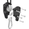 Adjustable 1Pair Pulley Sling Lifting Rope Ratchet Hook Max Load 150lbs/68kg Lifter Hangers Assembly Sling Lifting Pulley Hooks 3