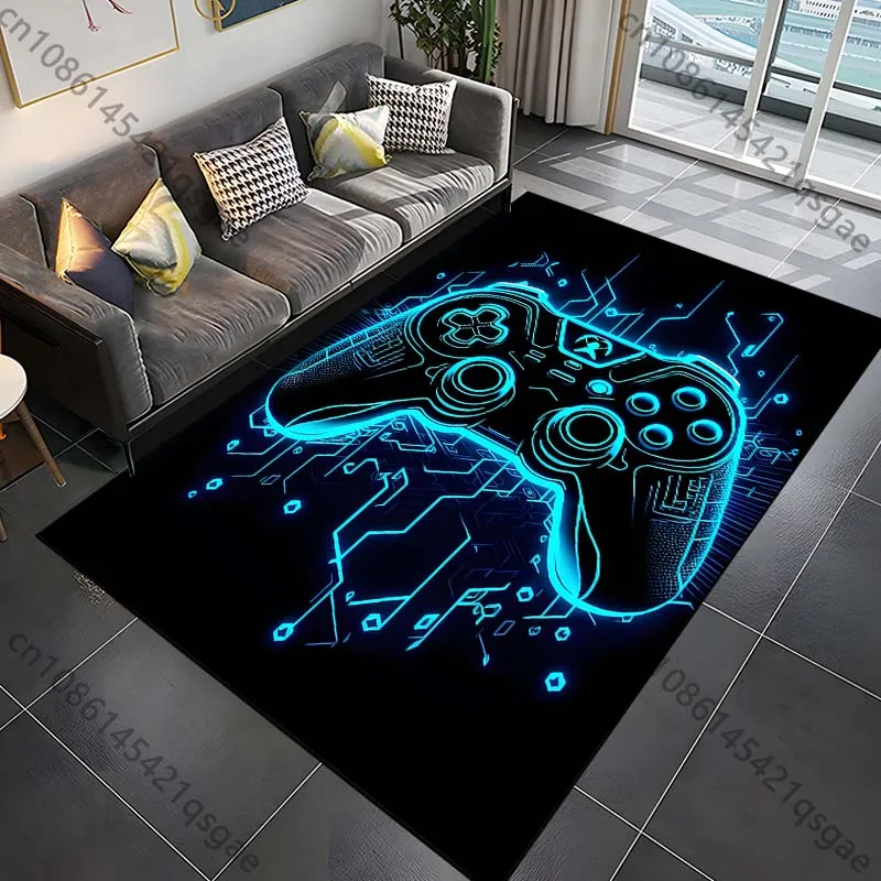 Decorative Carpet Floor Mat Kids Carpet 15 Sizes Modern Gamer Carpet Rug for Bed Room Living Room Bathroom Play Area