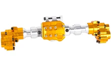  RC Remote Control Climbing Model Car Front and Rear Universal Metal Gate Bridge For  Guard Modification Upgrade Parts 