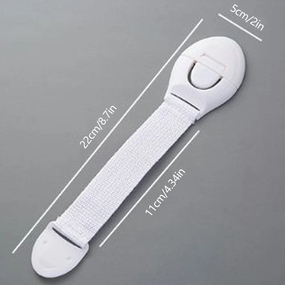 1-10PCS Baby Safety Locks Drawer Lock No Drilling Cabinet Drawer Locks Refrigerator Lock Buckle Children Protection Strap