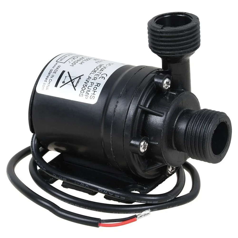 Garden High Pressure Pump DC 12V Submersible Pump 800L/H 5m Solar Brushless Motor Water Pump Low Noise Water Circulation Pump