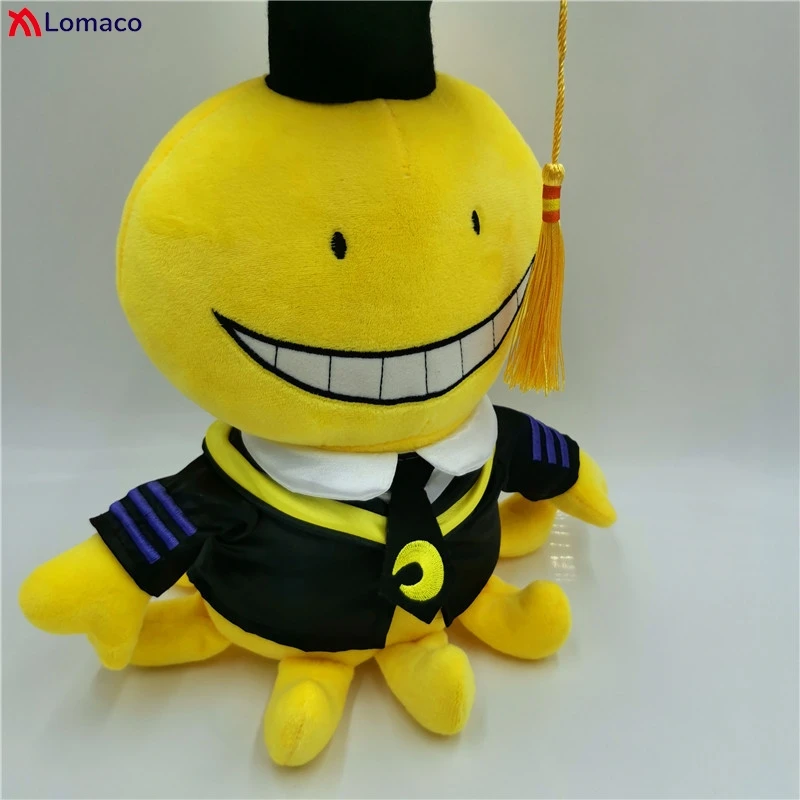 Cute Octopus Doll Korosensei Koro Sensei Teacher Plush Stuffed Dolls Toy Graduate Kids Assassination Classroom Cosplay Accessory