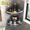 Bathroom No-Nail Shelf Shower Corner Shelf Aluminum Shampoo Shelf Shower Organizer Bathroom Accessories 1