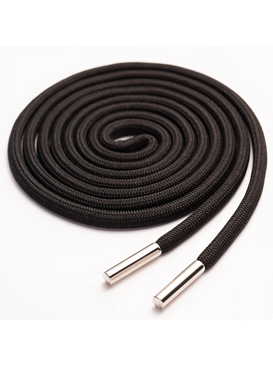 Taillen-Kordelzug, schwarze Freizeithose, Seil, Sweatshirt, Hut, Seil, gebundenes Taillengürtel-Seil – Detail 1