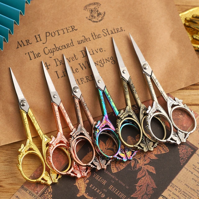 Transparent Small Scissors Student Handmade Art Stainless Steel Stationery  Scissors Tailor Scissors Tool craft scissors - AliExpress