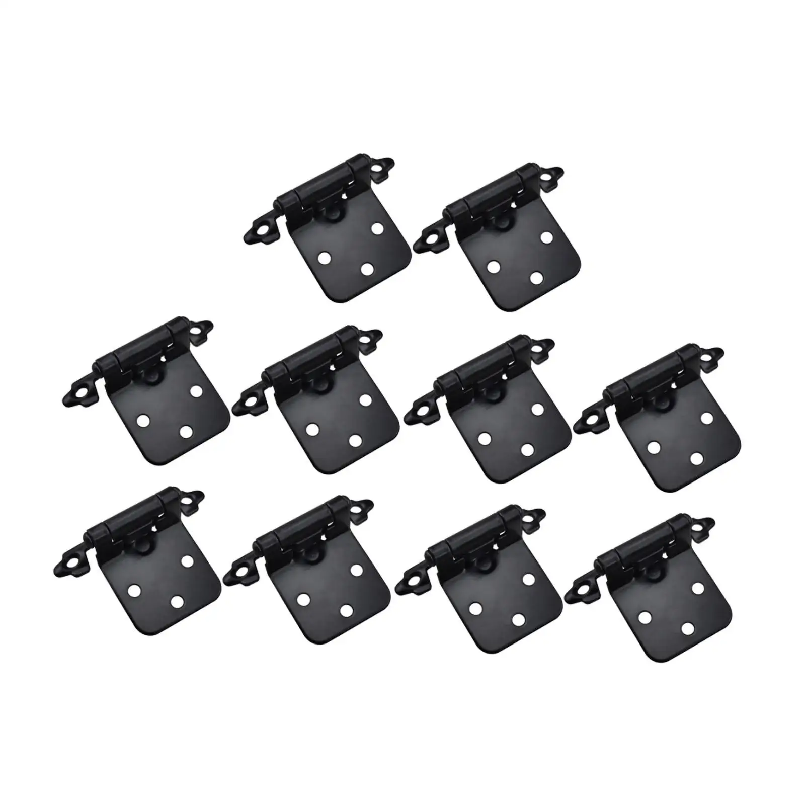 10Pcs Closing Hinges Cupboard Hinges Furniture Hardware Accessories Spring Hinges Easy to Install Cabinet Door Hinges