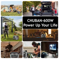 Station d'alimentation portable 600W AC 220V, générateur solaire, station de charge d'urgence pour camping-car, camping, voyages, panne de courant 6