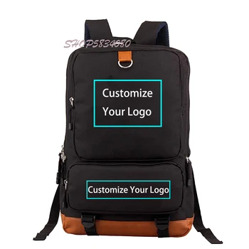 Stampa personalizzata Fai da te Il tuo come foto o logo Borsa da scuola per ragazzo e ragazza Zaino da donna Zaino per adolescenti Zaini per studenti da uomo in tela