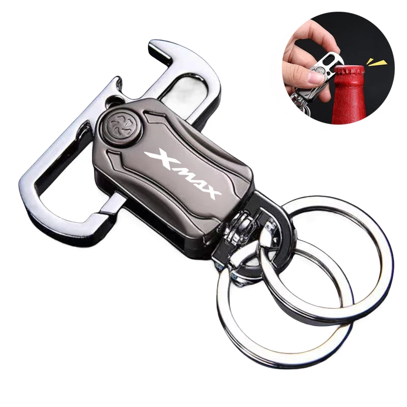 

Bottle Opener Keyring MultiFunction Keychain Fingertip Gyro Spiner Gyro Anxiety Relief Portable For Yamaha X-MAX XMAX 125 250