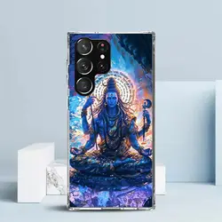 Mystical Lord Shiva Hindu God Inspirational Phone Case - Soft TPU Protective Cover - Samsung S24 FE (SE239 - 1)