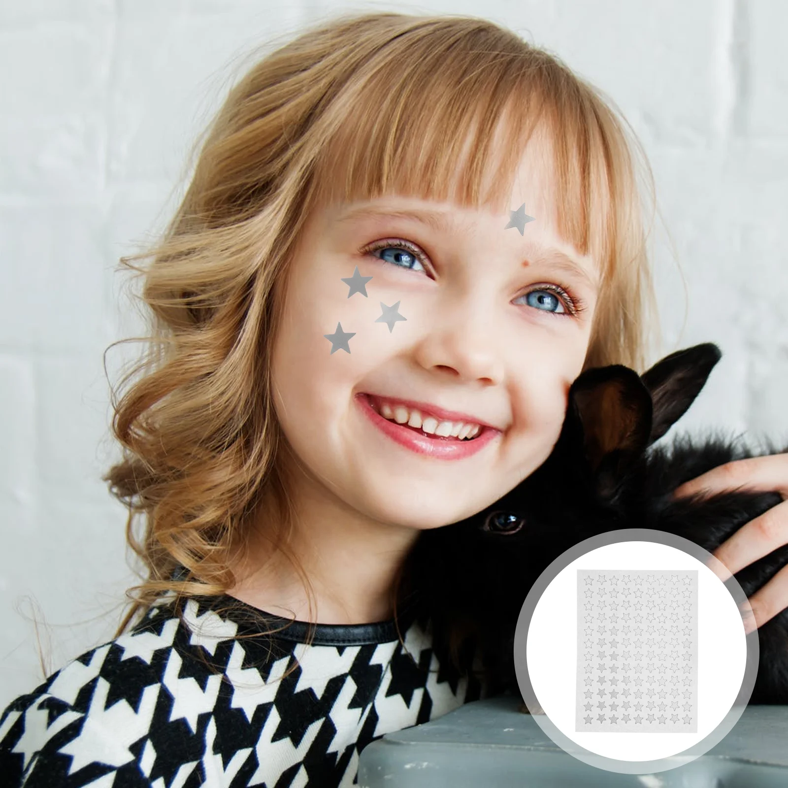 

10 Sheets Pupil Pentagram Sticker Decorative Award Stickers Kindergarten Reward Stickers