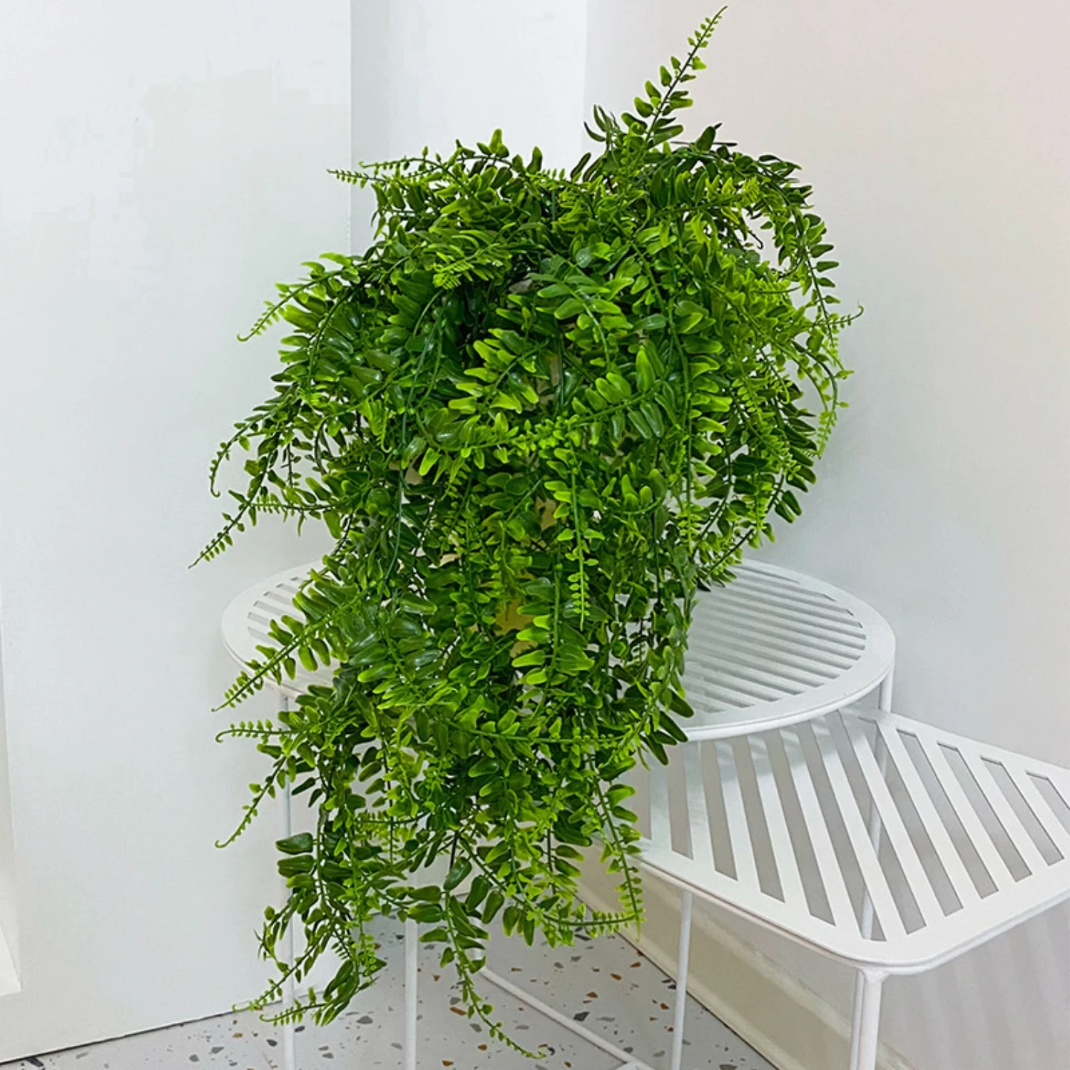 10 Stück 85cm/33,4 Zoll Künstliche Hängepflanze, Gefälschte Rattan-Efeu-Ranke, Hängendes Persisches Gras für Garten, Zuhause, Hochzeit, Party, Außendekoration – Detail 11