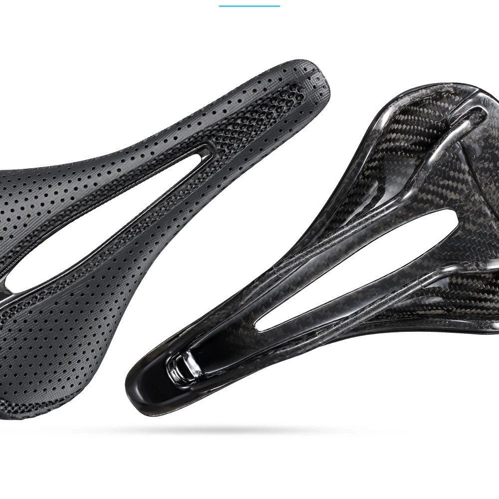 RYET Carbon Fahrradsattel 122 g 7 x 9 mm Schiene Triathlon Rennrad MTB Kies 12K 3D-gedrucktes Kissen mit EVA-Oberfläche Fahrradzubehör – Detail 13