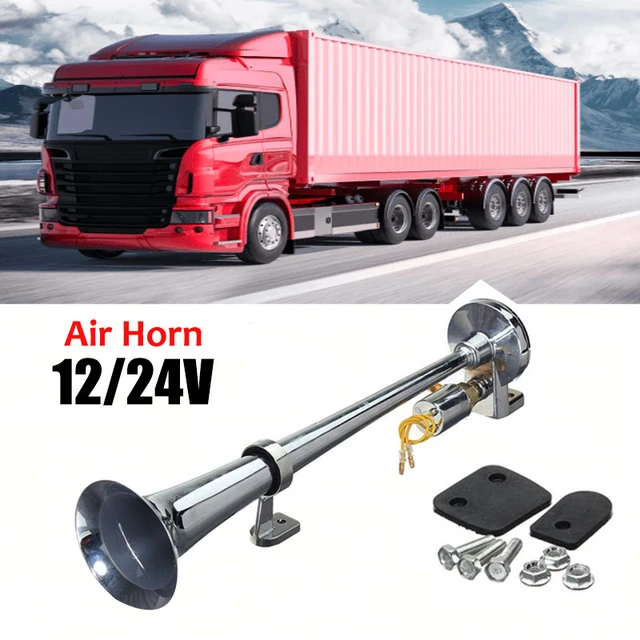 135db 12V/24V Super Loud Trumpet Air Horn Car Truck Van Lorry Boat