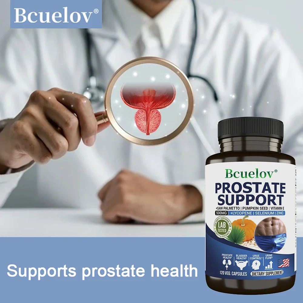Saw Palmetto Extract Capsules for Prostate Health Hair Growth Helps Urinary Tract Function Relieves Frequent Urination saw palmetto supplement