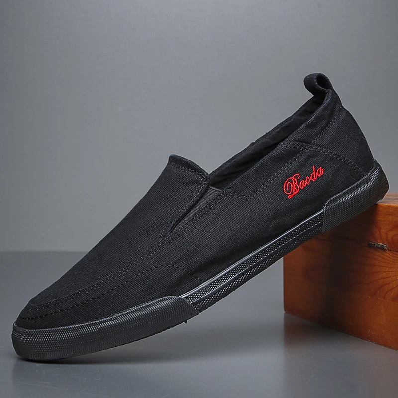 New Fashion Men Casual Shoes Lightweight Breathable Outdoor Walking Sports Shoes Driving Shoes Men Flat Canvas Shoes BD22358 2
