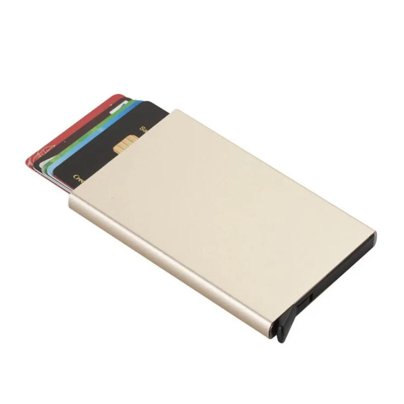 Premium Stainless Steel RFID Blocking Slim Wallet and Cardholder