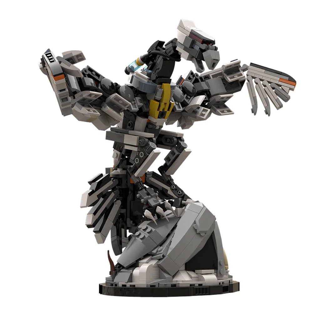 Moc Game Horizon Zero Dawn Machine Stormbird Monster Set Divieto West Clawstrider Tremalusk Robot Building Blocks Giocattoli Regalo
