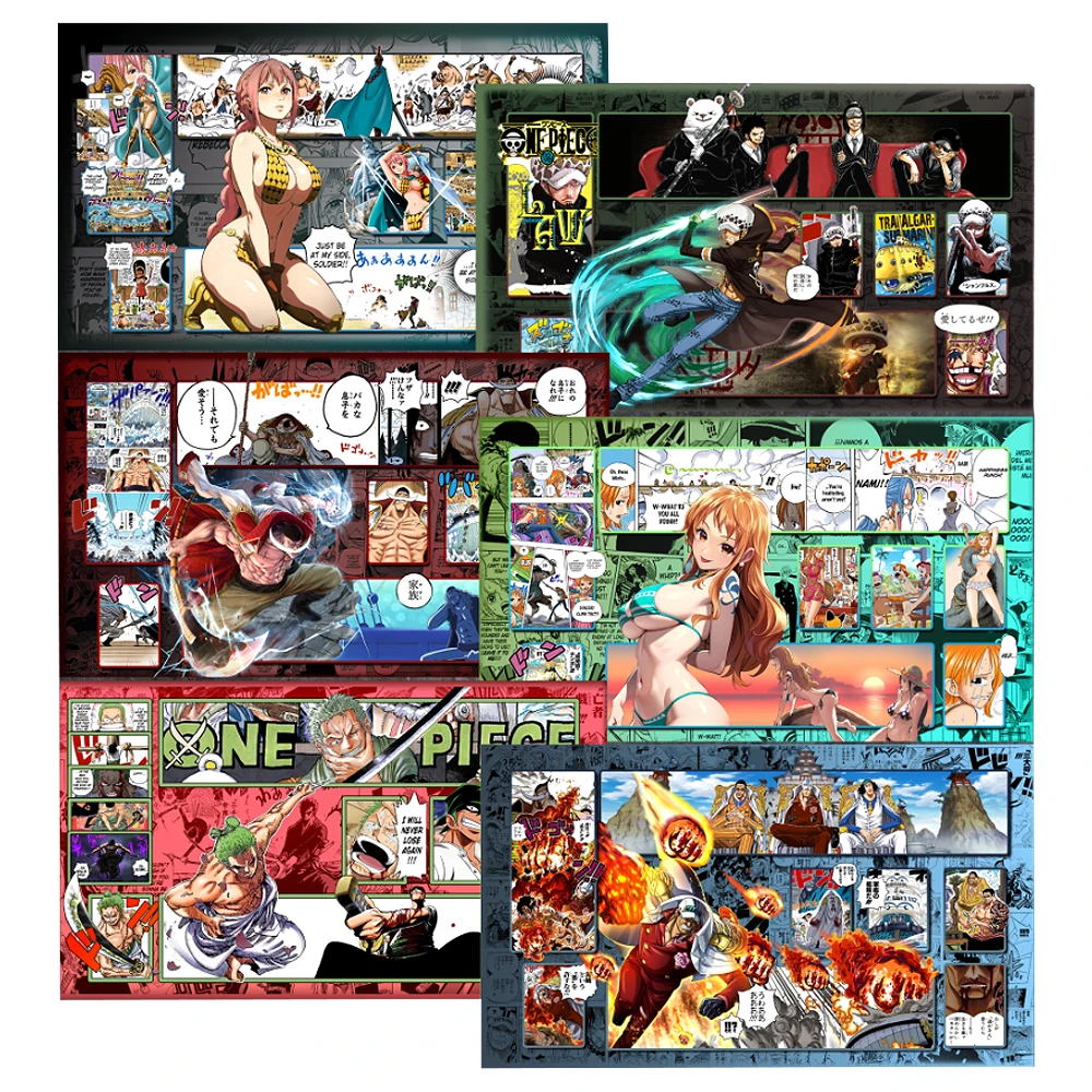 Cartoon One Piece Battle Card Mat Table Mat Roronoa Zoro Hancock Card Pad Rufy Anime Periferiche Board Game Card Mat Giocattoli Regalo