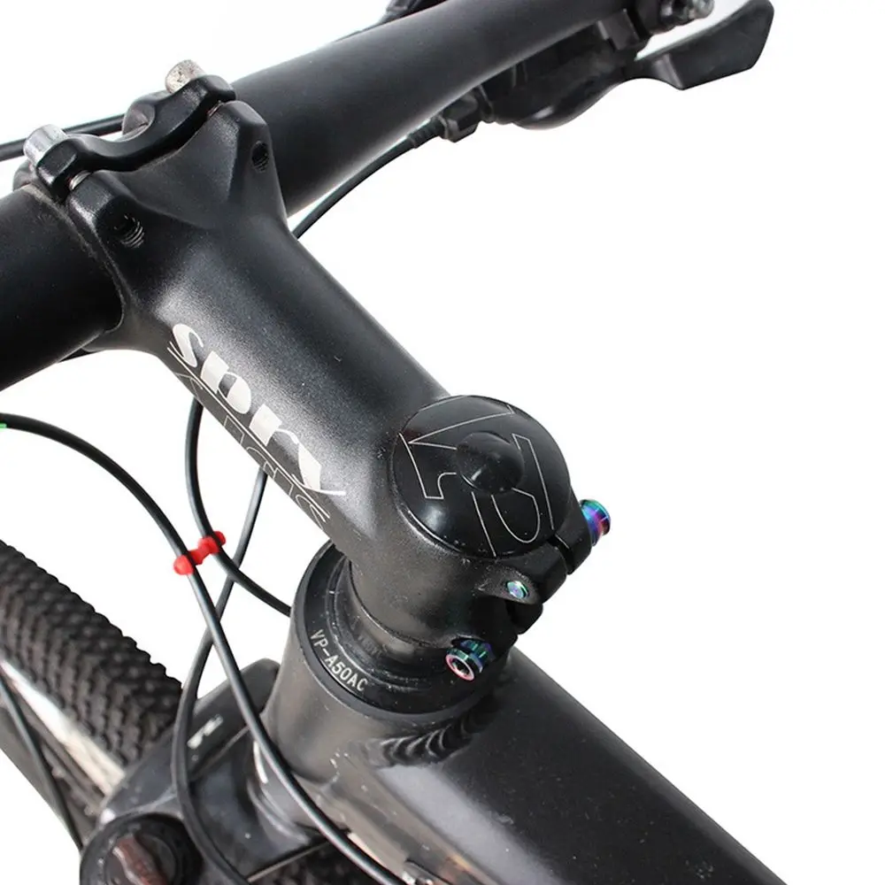 5/10pcs Dustproof Accessories M6 Screw Outdoor MTB Bike Bicycle Headset Cap Stem Top Cover Bolts Parts