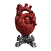 Heart Shape Flower Vase Desktop Reisn Plant Pot Sculpture Model Art Vases for Home Decor Bedroom Countertop Ornament Gifts 1