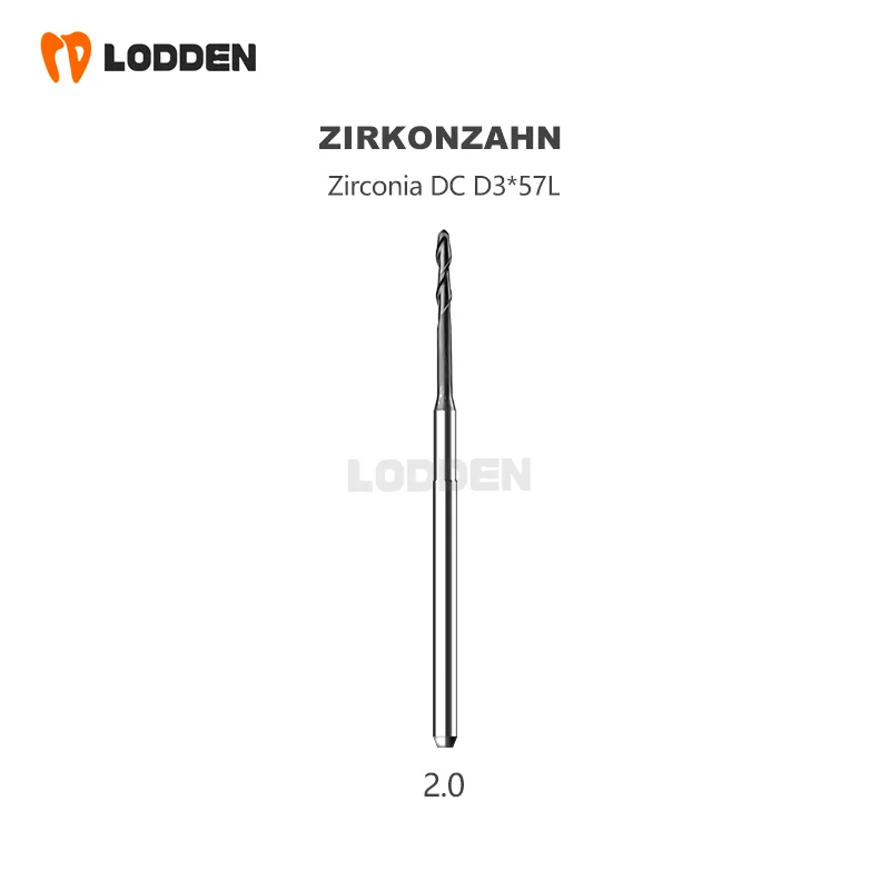 Zirkonzahn M5 Zahnbohrer Fräsen für Zirkonoxid PMMA D3*57L Dentallabor Schleifen Diamant DC NC Beschichtung CAD CAM Fräsen Bohrer – Detail 8