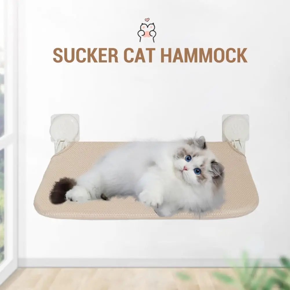 

Wear-resistant Cat Window Perch Cat Activity Hammock Sturdy Comfortable Cat Window Perches Scratch-resistant for Anti-slip