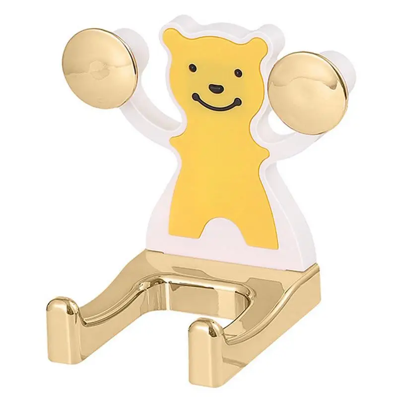 

Practical Toilet Hair Dryer Rack Tidy Storage Little Bear Hairdryer Holder Hair Dryer Storage Rack Bathroom Oraganizer