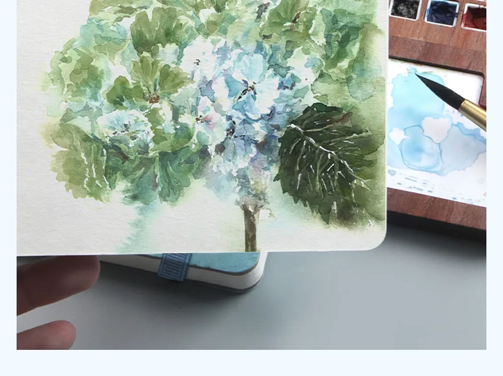 Full view of POTENTATE watercolor journal