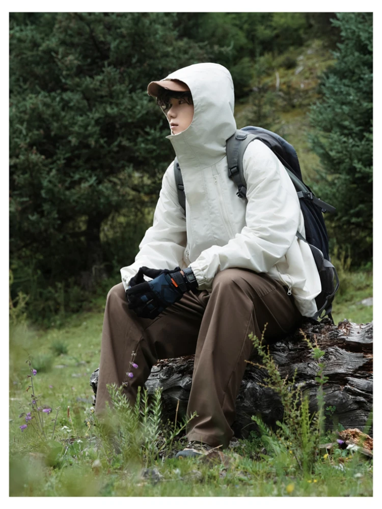 Men's Spring High Quality Waterproof and Windproof Outdoor Jacket/Male Loose Casual Hardshell Jacket Men Fashion Coat 3XL-M