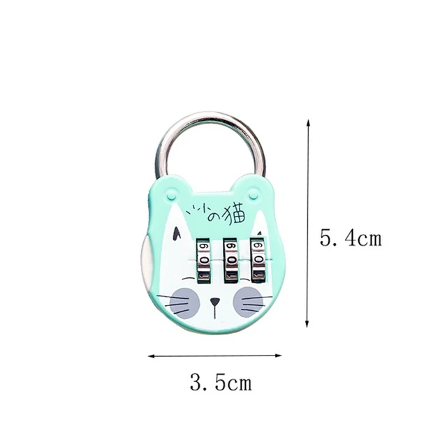 Serrure à Code Chiffre de Voyage, Mini Cadenas à Clé, Serrure de Sécurité  pour Journal, Carnet de Notes, Sac à Main, Casier, 1 Pièce - AliExpress