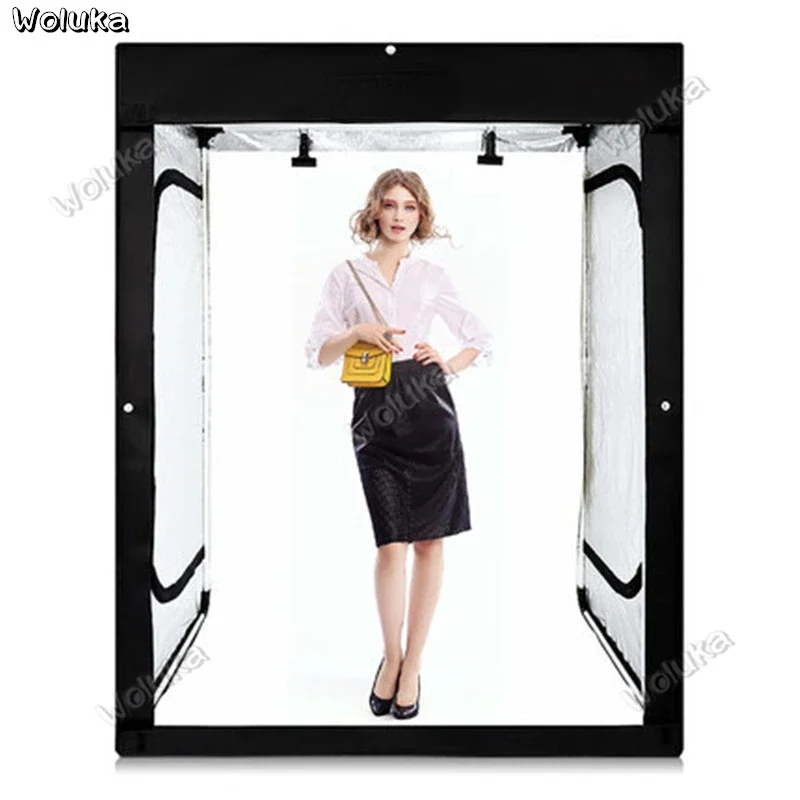 LED studio set 200cm small flexo box simple and convenient photography 2m LED light box equipment props