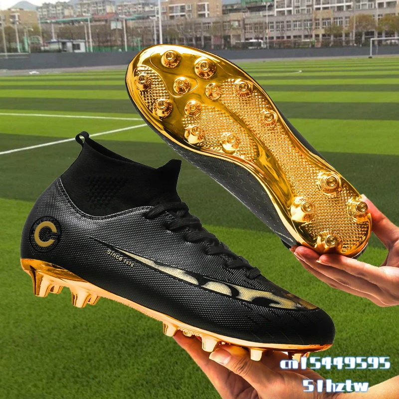 Zapatos de fútbol de alta calidad para hombre y mujer, botas de fútbol tacos de Campo, zapatillas de entrenamiento para exteriores, calzado TF/AG| | AliExpress