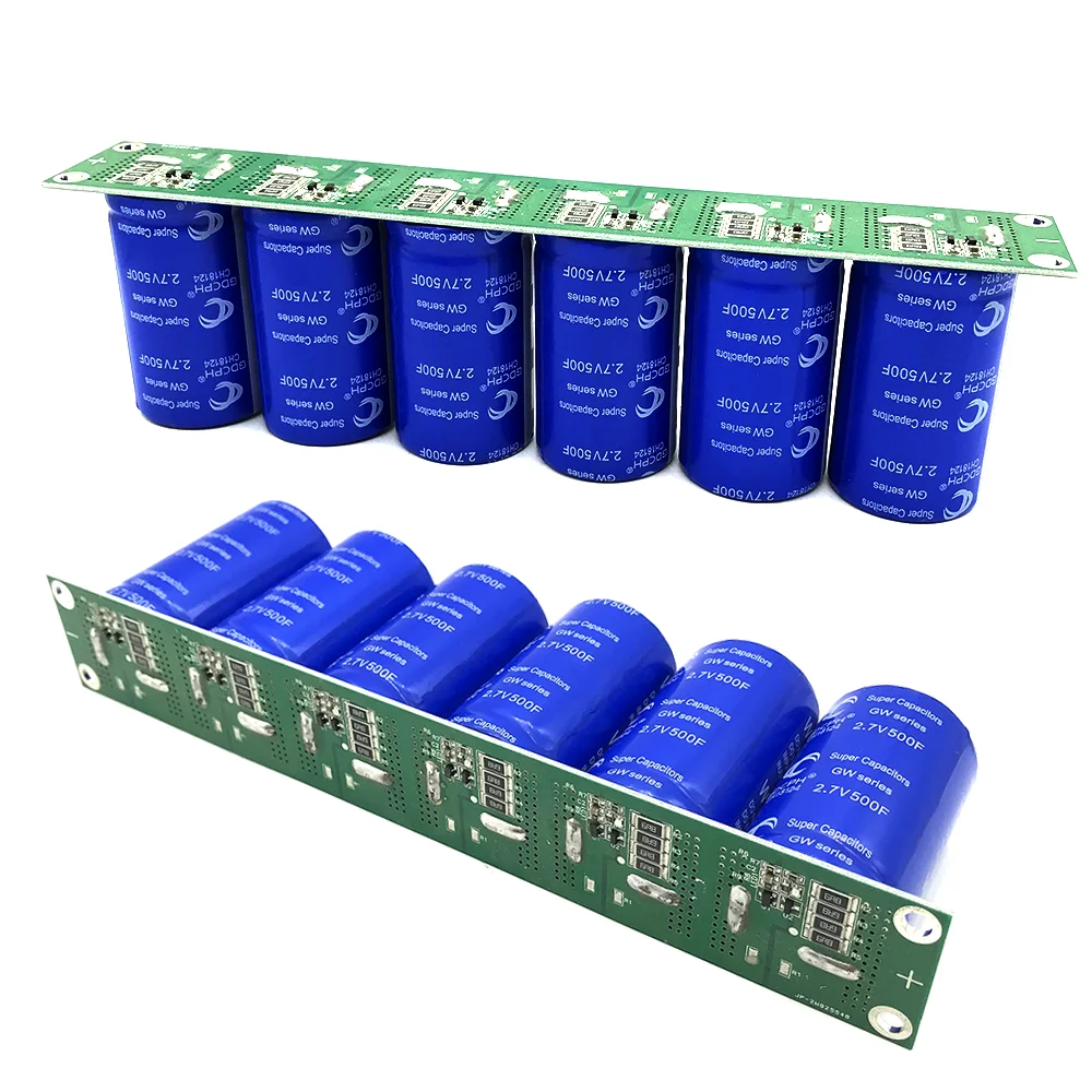 16V 83F Super Capacitors Farad Capacitor Modules SuperCapacitors Protection Board New Flat Feet UltraCapacitor 6pcs 2.7V 500F super capacitors farad capacitor modules 48 6v 5 5f supercapacitors with protection board double ultracapacitor 18pcs 2 7v 100f