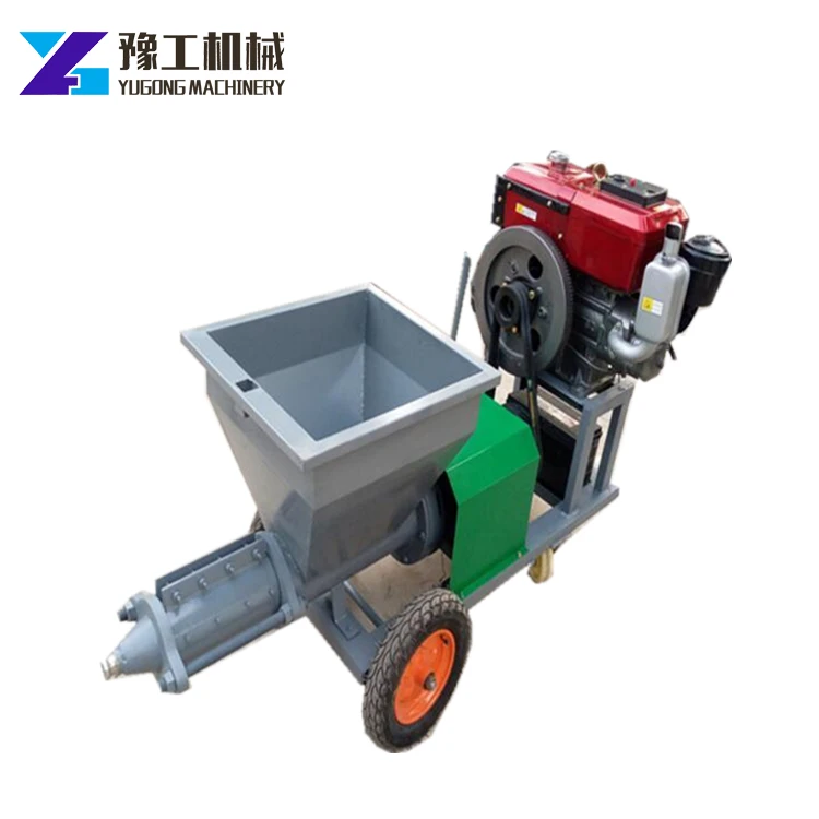 

YG Small Portable Concrete Pump Plaster spraying pump machine sand mortar spray pump for wall building