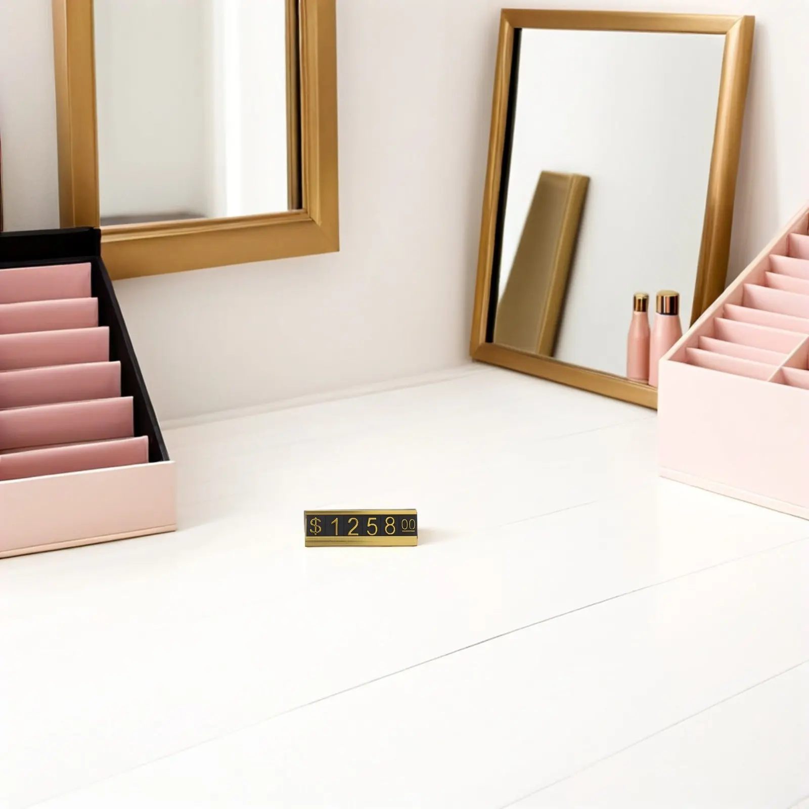 16세트 가격표 표시대 조절 가능한 매장 카운터 블록 유연한 보석 소매점 표시판..