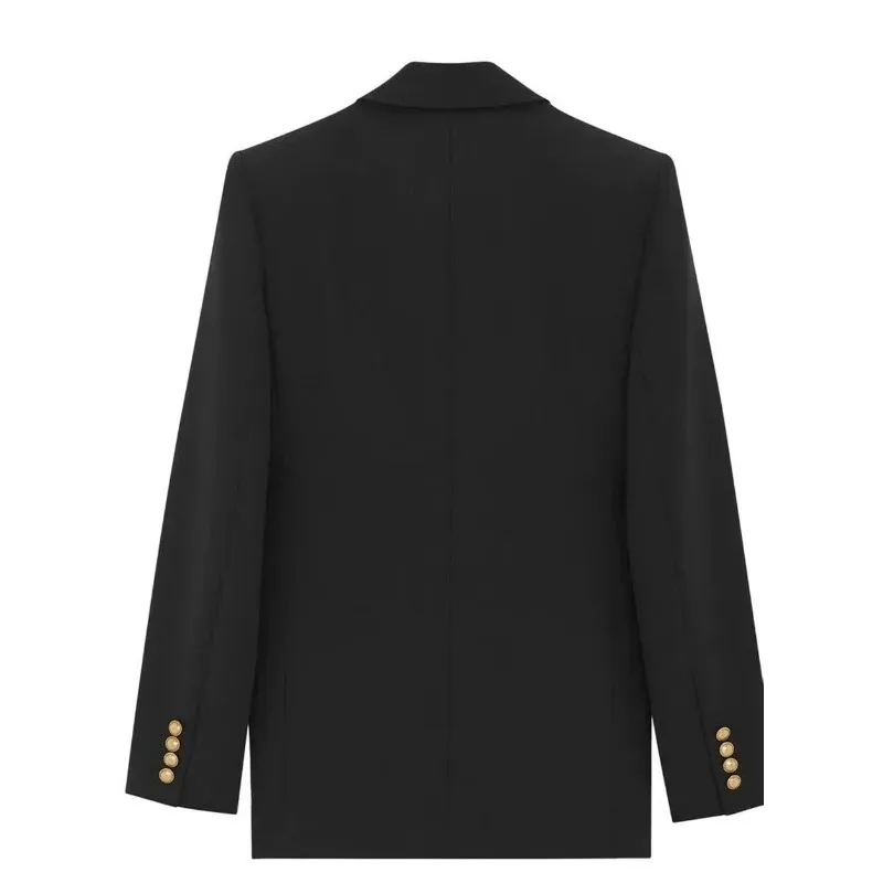 2023 Women's Blazer Spring Autumn New Casual Long Sleeve Suit Jacket Korean Fashion Office Commute Business Blazer Elegant Tops