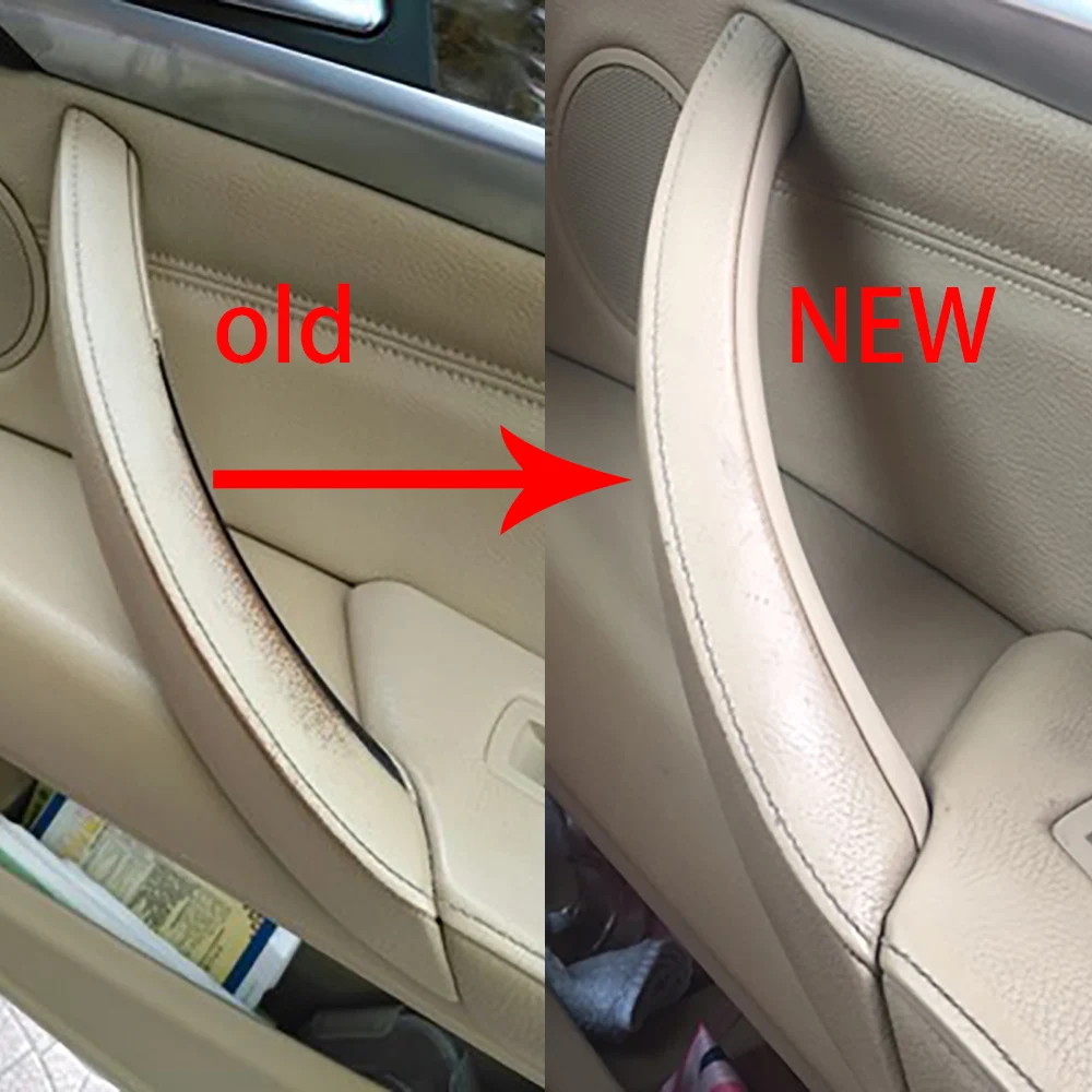 

NEW Car Styling Right Left Inner Door Panel Handle Pull Trim Cover Auto Interior Accessories For BMW E70 X5 E71 E72 X6 SAV