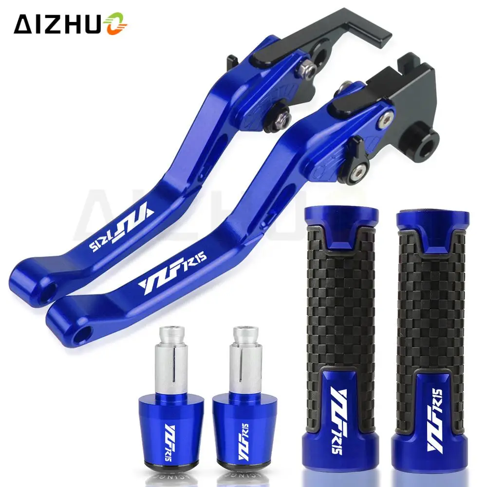 

Аксессуары для мотоциклов YZF R15, рычаги тормозной муфты, руль ручки захвата, концы для Yamaha YZFR15 YZF-R152008-2016 2013 2014 2015