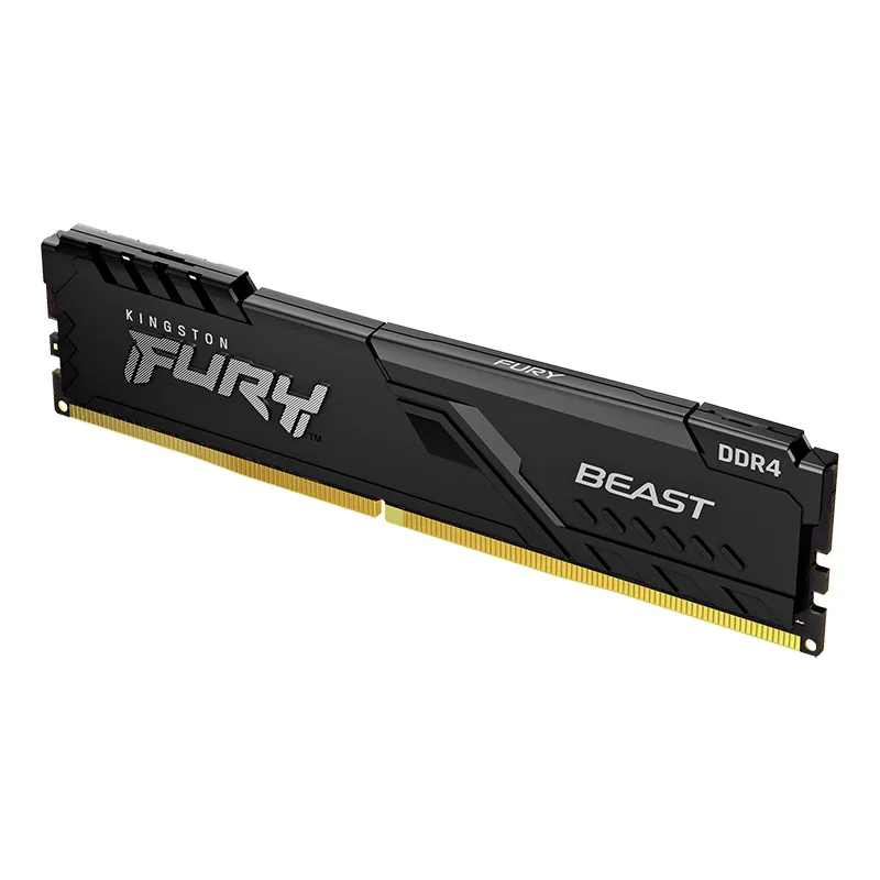 Kingston Fury Beast Ddr4 Ram Ddr4 2666mhz 3200mhz 3600mhz Beast Ddr4 288pin  Heat Sink 1.2v Dimm Gaming Fast Ram 8gb 16gb 32gb - Rams - AliExpress