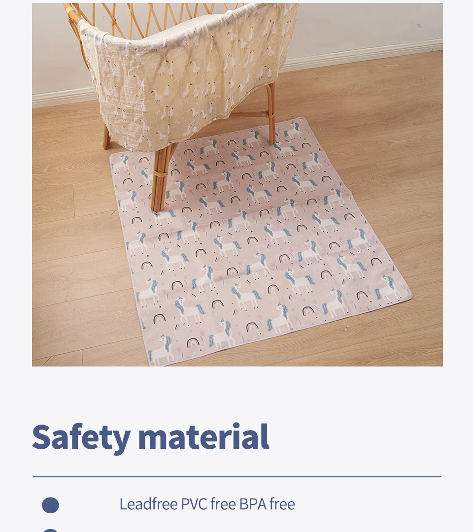 Description Picture 6 of itemElinfant Anti Slip Eco-friendly Baby Crawling Play Mats Folding Mat Waterproof Infant Toddler Carpet Game Mat
