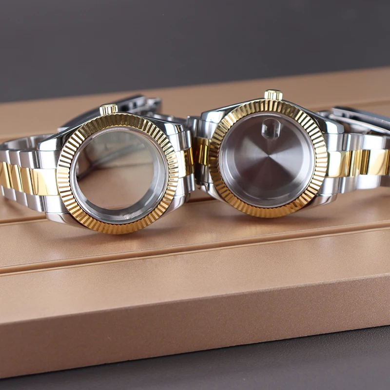 36Mm/40Mm Custodie Per Orologi Da Uomo Di Lusso Parti Del Cinturino Per Oyster Day Date Seiko Nh35 Nh36/38 Eta2824 Miyota 8215 Movimento Quadrante Da 