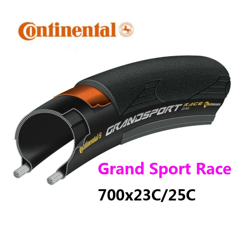 

Bicycle Fold Tire Continenta GrandSport Race Road Fold Tire 700x23C 700*25C Road Bike pneu Tyre cycling accessories